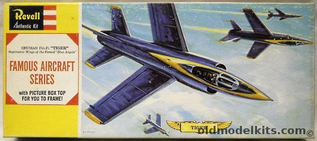 Revell 1/55 Grumman F11-F1 Tiger  Blue Angels Famous Aircraft Series -  (F11F1), H169-100 plastic model kit